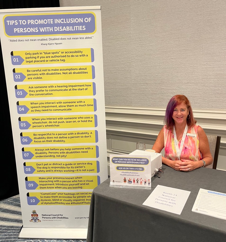 Representing the National Council for Persons with Disabilities at the annual Healthcare Conference